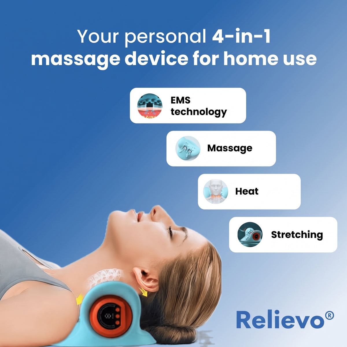 Relievo 4-in-1 Neck & Shoulder Massager